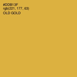 #DDB13F - Old Gold Color Image